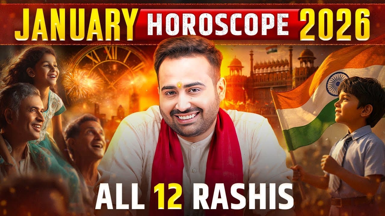 January Horoscope 2026 | जनवरी राशिफल: मेष से लेकर मीन राशि का राशिफल एवं उपाय | Astro Arun Pandit