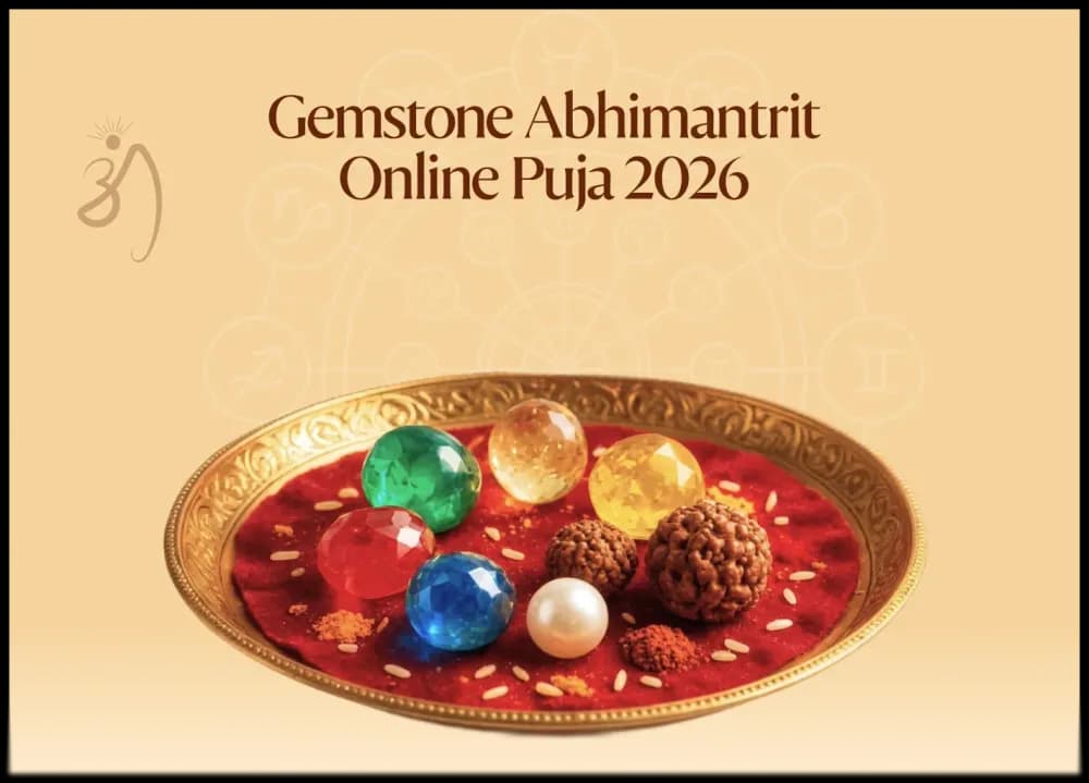 Gemstone Abhimantrit Puja