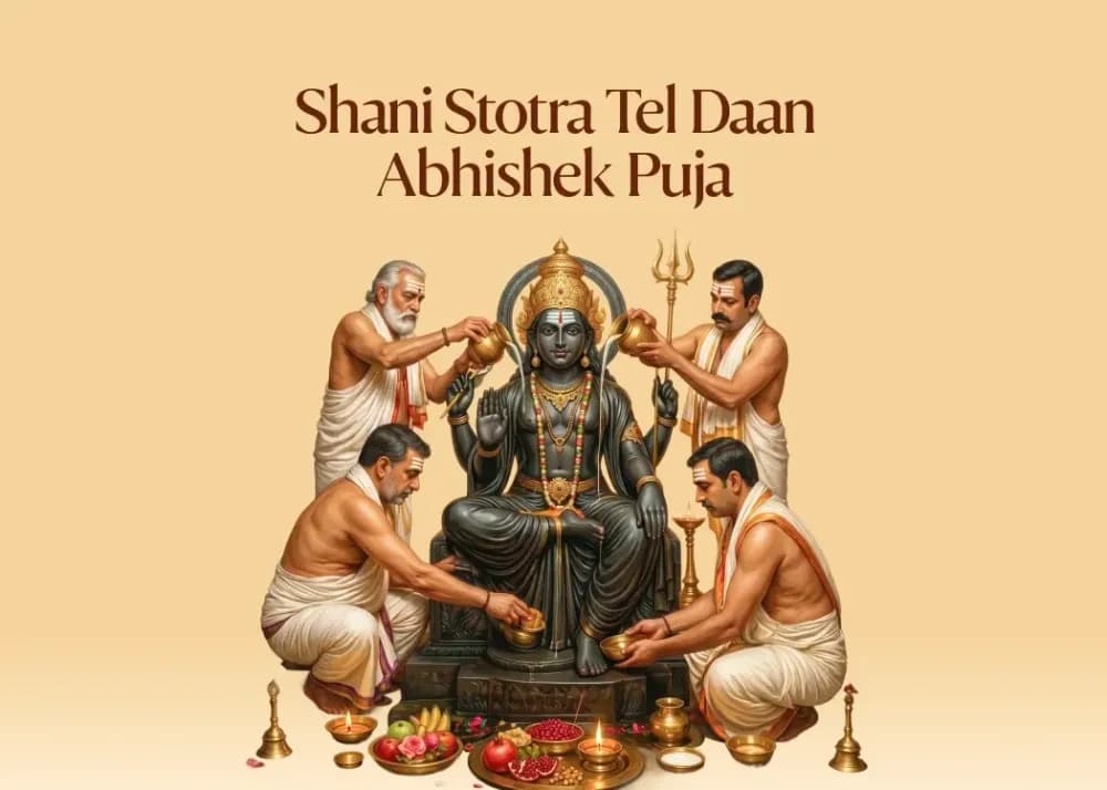 Shani Stotra Tel Daan Abhishek Puja