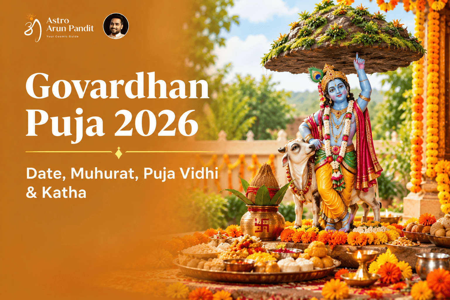 Govardhan Puja 2026: Date, Muhurat, Puja Vidhi, Katha and Astrological Significance