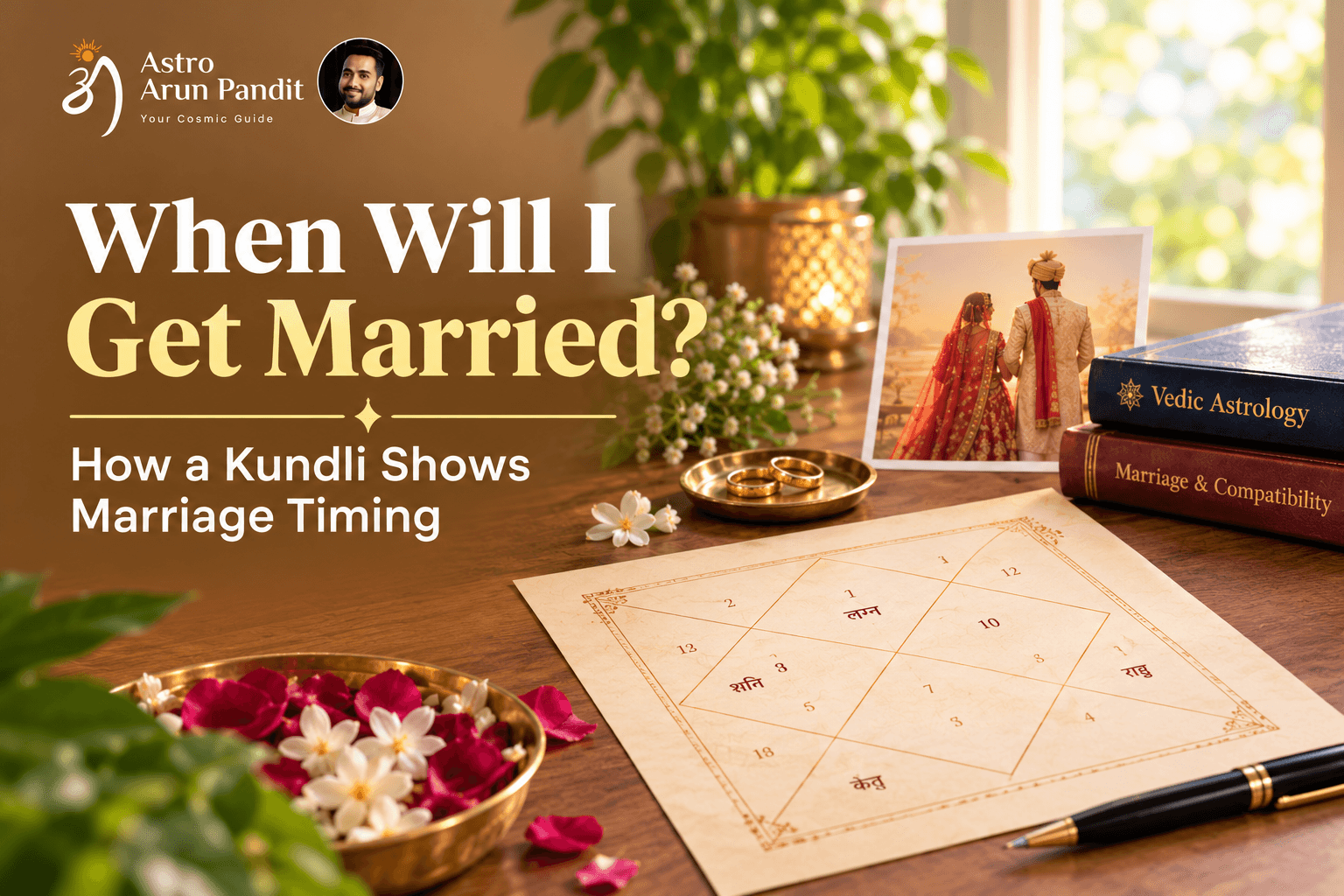 When Will I Get Married? How a Kundli Shows Marriage Timing